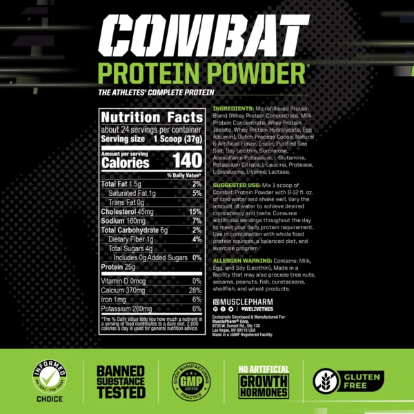 Musclepharm Combat Whey - Image 2